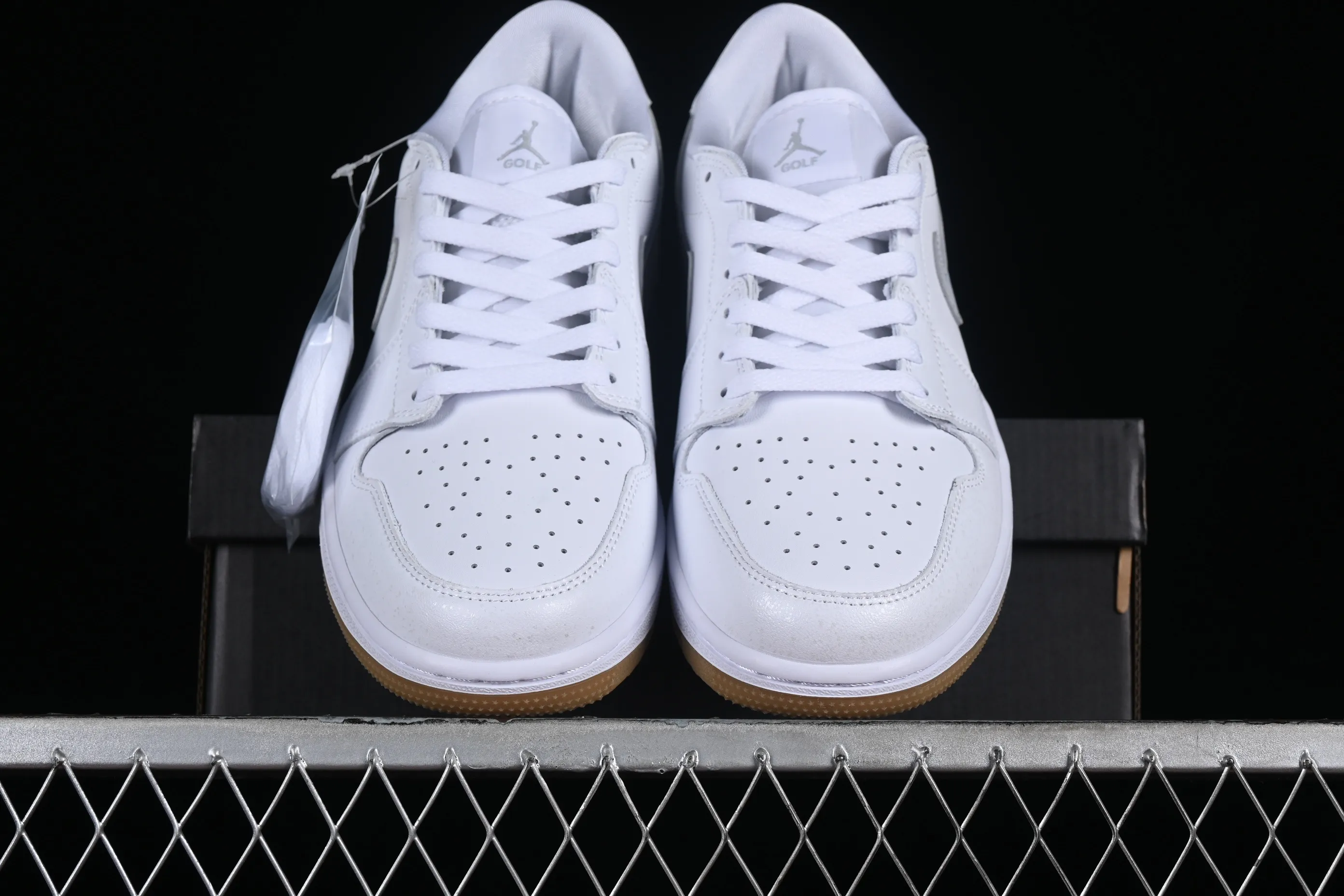 All categories Air Jordan Jordan series basketball shoes Air Jordan 1 Low Z version Air Jordan 1 Low Golf J1 Joe 1 new golf version Raw rubber white DD9315-111